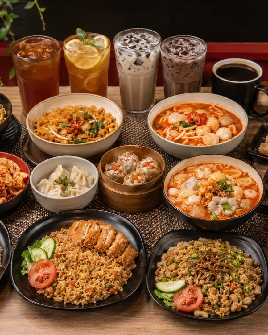 Suasana kedai Teras Degung