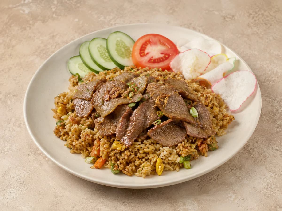 Nasi Goreng Daging Kebab